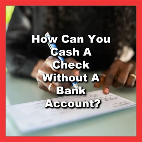 Places To Cash Checks Without Bank Account